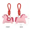 Enviar Inmediatamente Llavero Año del Caballo Estilo Chino Elegante Buen Significado Caballo de Cuero Colgante para Llaves Correa Regalo Creativo de Año Nuevo