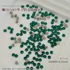 Pedras de Strass Redondas Pequenas K9 Sparkling White com 33 Facetas e Base Plana para Nail Art, Pacote Misto de Pedras de Strass Coloridas com Base Plana Decorações para Nail Art