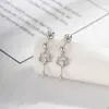 Clip de Papel Exquisito para Niña Hensen Diseño de Gato Microincrustado con Circonita Varilla de Tornillo de Doble Cabeza Enlace de Personalización