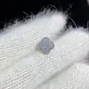 Brincos Stud de Aço Titânio 316L Trevo de Quatro Folhas Clássico com Zircônia para Mulheres Luxo Leve Nicho High-End para o Dia a Dia