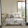 Colcha de Verano Suave y Lisa Estilo Americano Moderno de Lyocell Tencel Lenzing, Lavable a Máquina, Adecuada para Dormir Desnudo, Colcha con Efecto Frío para Aire Acondicionado, Juego de Cuatro Piezas