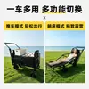 Carrito de Camping para Exteriores con Función Reclinable, Carrito de Campamento Plegable Portátil para Acampar y Puestos de Mercado