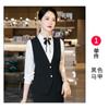 Chaleco de Ropa de Negocios para Mujer Conjunto de Tres Piezas Moda Elegante Camisa Conjunto de Dos Piezas Vestido de Negocios Chaleco Joyería Ropa de Trabajo