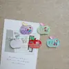 Nuevos Accesorios de Gato de Dibujos Animados Serie Manzana al por Mayor Hechos a Mano DIY Pegamento de Crema Pinzas para el Cabello y Zuecos para Niños