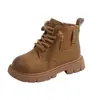 Botas Martin infantis, coleção outono/inverno 2026, novo modelo simples, para meninos e meninas, bebês e crianças maiores, botinhas de tornozelo com sola macia, estilosas