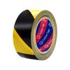 Cinta de advertencia PVC negro y amarillo cebra paso de peatones advertencia suelo adhesivo etiqueta cinta para alfombra de suelo línea de color material PET