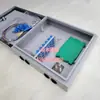 Caja de Distribución de Fibra Óptica de 12 Núcleos, Caja de Distribución de Pared de 24 Núcleos, Caja Metálica de Hierro, Caja de Distribución de Cable Óptico de Acero Inoxidable