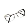 Gafas planas retro ojo de gato triángulo dorado lisas con luz anti-azul para mujer, bellezas europeas y americanas, se pueden equipar con armazones para gafas de miopía
