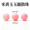 Chen 4-12mm Chalcedony Jade Bege de Alta Qualidade Contas Soltas para Pulseiras DIY Miçangas Pulseiras de Jade Natural Acessórios de Contas