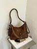 Bolsa de Hombro Transfronteriza Diseño de Nicho Personalidad Bolso de Axila Primavera Verano Nuevo Estilo Textura de Alta Gama para Viajes Diarios Bolso de Hombro Único para Mujer