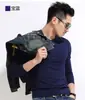 Camiseta de Manga Larga para Hombre Primavera y Verano Cuello Redondo Corte Ajustado Color Personalidad Moda Camiseta Básica para Hombre Fabricantes