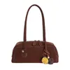 Bolsa Retro Fosca de Grande Capacidade para Mulheres 2025 Nova Bolsa de Ombro Único/Axila Outono e Inverno Bolsa Satchel Fashionável Bolsa Baguete Versátil