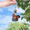 Estilo forestal hilo de color natural de cáscara de fruta estilo literario de viento claro adorno colgante producto terminado DIY llavero amuleto para bolsa paquete de materiales accesorios