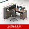 Conjunto de Mesa e Cadeira Shengli para Escritório para Funcionários, Configurações para 4 e 6 Pessoas, Mesa de Computador Simples Moderna para Equipe de Escritório