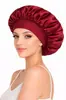 Gorro versátil de alta elasticidad para el cuidado del cabello, gorro posparto, pañuelo para la cabeza, gorro de belleza, gorro de ducha, gorro de dormir de satén para mujer