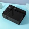 Caja de Regalo Plegable con Lazo de Cinta de Una Pieza para el Día de San Valentín, Caja de Regalo Simple para Cumpleaños, Caja para Empaque de Regalo, Venta Caliente Transfronteriza