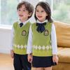 Roupas de jardim de infância primavera e outono uniforme escolar para alunos do ensino fundamental Suéter de outono roupas de classe Roupas de apresentação do Dia Nacional Roupas de apresentação do Festival de Ano Novo