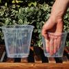 Nueva maceta transparente para control de raíces, maceta de montaña verde transpirable, maceta para orquídeas mariposa, maceta para jardinería, maceta para Dendrobium, maceta para plantación en caliente, venta al por mayor