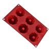 Molde de silicona para pasteles caliente transfronterizo, 6 moldes para pudín de jabón hechos a mano Whirlpool, gelatina antiadherente, fácil de usar, venta al por mayor de fábrica