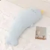 Almohada de hielo de seda para cama de dormitorio de algodón para bebé, almohada de animal para sofá desmontable y lavable, almohada larga de enfriamiento de verano