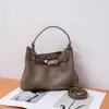 Bolsa Kelly de Couro Bovino de Primeira Camada de Alto Padrão Transfronteiriça, Bolsa de Mão de Couro Genuíno de Luxo Leve, Bolsa de Ombro Transversal para o Dia a Dia