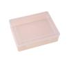 Caja de plástico transparente rectangular vacía caja de protección para tarjetas de visita de juguete a prueba de polvo gran capacidad caja de almacenamiento para juegos de mesa venta al por mayor