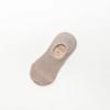 Calcetines Invisibles de Algodón para Primavera y Otoño de Corte Bajo para Mujer, Calcetines de Barco Antideslizantes de Punto Doble de Color Sólido, Calcetines Cortos Casuales de Colores Caramelo para Damas