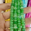 Cuentas de Ábaco Teñidas al Agua de 8x5 mm, Cuentas de Vidrio que No se Desvanecen, Cuentas Sueltas de Vidrio, Materiales para Joyería de Pulseras, Venta al por Mayor para Manualidades con Cuentas