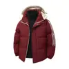 Nueva Chaqueta de Algodón Engrosada para Hombre Otoño e Invierno 2026, Abrigo de Algodón Casual Holgado de Marca de Moda, Chaqueta a Prueba de Frío de Color Sólido con Tres Rayas para Hombre