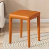 Cadeira de jantar em couro de sela para uso doméstico, cadeira de jantar italiana minimalista moderna de luxo leve, cadeira de mesa de jantar minimalista nórdica com encosto