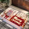 Serie de Árbol de Navidad Más Vendida de Temu Transfronteriza Felpa de Cristal Alfombrillas Decorativas de Piso para Sala de Estar, Entrada, Dormitorio, Resistentes a Manchas, En Stock al por Mayor