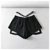 Etiqueta de Comércio Exterior Shorts Esportivos Verão Novo Estudante Finos Calças de Perna Larga Soltas Emagrecedores Cintura Alta Shorts de Corrida