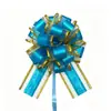 Novo Modelo Transfronteiriço 30 # 50 # 70 # Banhado a Ouro Escovado Flor Bola 3D Fita para Embrulho de Presente de Natal