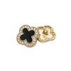 Botón Metálico de Trébol de Cuatro Hojas de Alta Calidad Botón Versátil Botón Pequeño para Falda de Mujer Camisa Suéter Cárdigan con Botón de Diamante