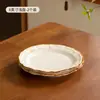 Cuencos y Platos Vintage Cocidos en Horno, Vajilla, Platos de Servir, Cuencos de Arroz para el Hogar, Cuencos de Cerámica para Sopa y Fideos, Set Creativo de Cuencos y Platos, Jingdezhen