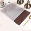 Posavasos Tejidos de PVC Estampados Europeos, Manteles Individuales Antibacterianos y a Prueba de Moho, Manteles Individuales Occidentales Antideslizantes, Manteles de Mesa Aislantes, Venta al por Mayor Transfronteriza