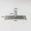 Mola de piso de porta de vidro, extensão do eixo superior, peça de hardware, acessórios de fixação de eixo fixo simples de aço inoxidável