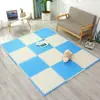 Alfombra entrelazada para el hogar, alfombrilla de espuma de esponja para bebé, alfombrilla para gatear en el suelo, alfombrilla de espuma para el suelo, alfombrilla para gatear para niños, alfombrilla anticaídas