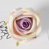 Simulación cabeza de flor rosa de franela pequeña boda boda escena coche de boda diseño hotelero pared de flores arco flor de seda al por mayor