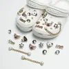 2026 Moda Nuevo Versátil Zueco de Oso con Cuentas Accesorios para Zapatos DIY Dijes Desmontables para Zapatos Hebillas de Zapatos de Alta Gama