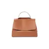 Bolso de mano tipo maletín de cuero genuino, bolso tote, moda versátil elegante, de un solo hombro, de mano, cruzado, para mujer, nuevo para Primavera/Verano 2025