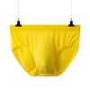 FUENTE fabricante ropa interior para hombre calzoncillos de cintura media verano ropa interior delgada blanco amarillo juvenil cómodo transpirable pantalones