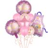 Balão de alumínio para o Dia das Mães transfronteiriço Tema Dia das Mães avental de amor Coroa Balão de decoração para festa de feriado atacado