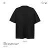 Camiseta de Algodón Puro Pesado Estilo Retro Americano Marca de Moda Estampado de Ángel Manga Corta para Hombres y Mujeres Verano Holgada Venta al por Mayor Transfronteriza