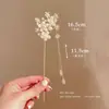 Horquilla de Flor con Borla para Mujer Nuevo Estilo Chino de Gama Alta Nicho Estilo Antiguo Moño Cabello Horquilla de Pelo Horquilla Hanfu Cheongsam Accesorios para el Cabello