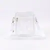 Bolso bandolera transparente de PVC de Amazon, mochila de hombro visible para estadio, cartera, bolsa de almacenamiento para viajes al aire libre.