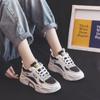 Zapatos 2019 Nuevos Zapatos Torre para Mujer ins Súper Populares Estilo Coreano Todo Partido Suela Gruesa Zapatillas Casuales Transpirables de Celebridades de Internet de Moda