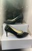 Sapatos de Salto Alto Moda Francesa 2025 Verão Novo Sexy Bico Fino Corrente de Strass Lateral Vazado Versátil Sapatos Femininos