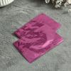 Bolsa de bolso plana aluminizada fúcsia bolsa de folha de alumínio bolsa de embalagem para pó de máscara facial bolsa a vácuo para alimentos camada dupla 17 Seda