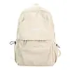 Mochila Casual Ligera Bolsa de Viaje Portátil para Exteriores Bolsa para Deportes Senderismo Montañismo Color Sólido Simple Casual Mochila Escolar